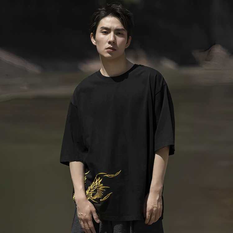 Phoenix Rise Embroidered Tee