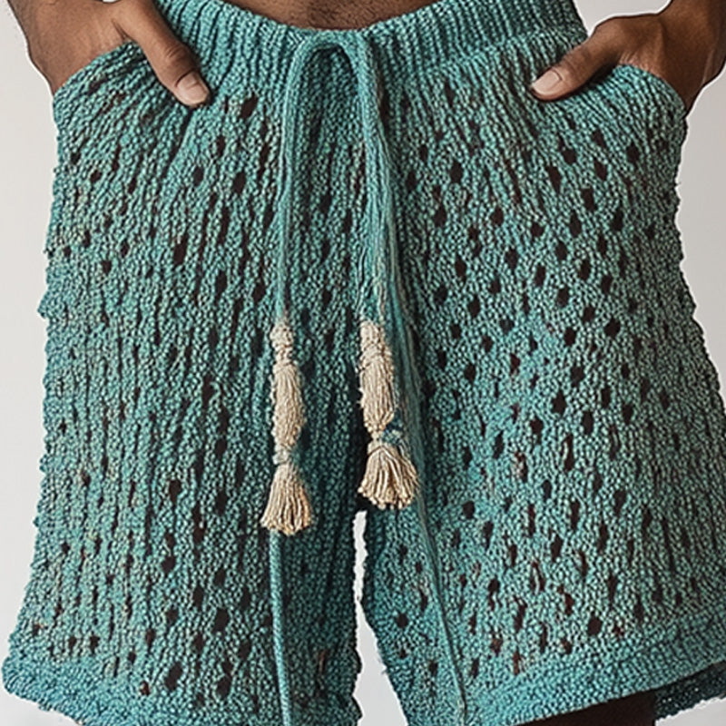 【24-hour shipping out】Men's Woven Casual Beach Shorts MTA2161C3P