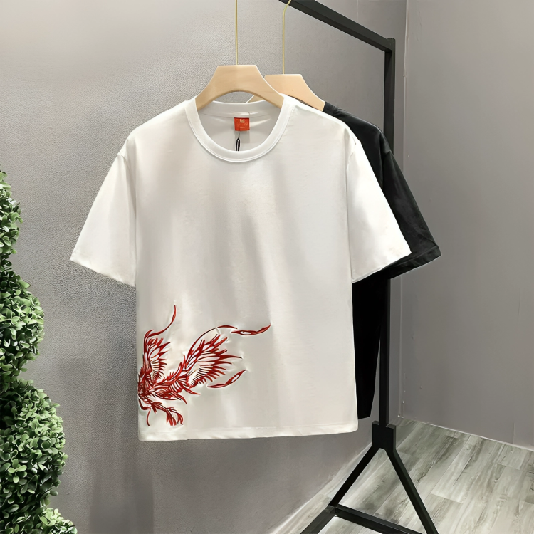 Phoenix Rise Embroidered Tee