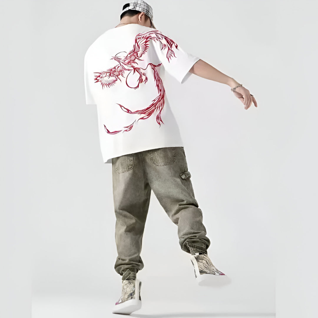 Phoenix Rise Embroidered Tee