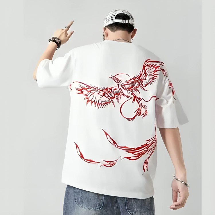 Phoenix Rise Embroidered Tee
