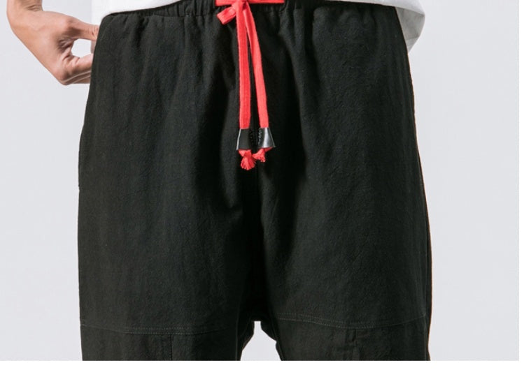Kyoto Drift Linen Shorts