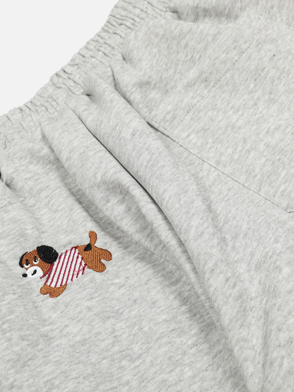 Aelfric Eden Embroidery Puppy Baggy Barrel Sweatpants