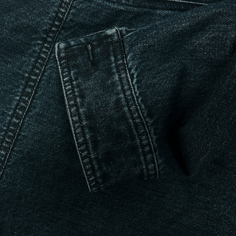 【24-hour shipping out】Men's Vintage Stand Collar Denim Jacket 75697045X