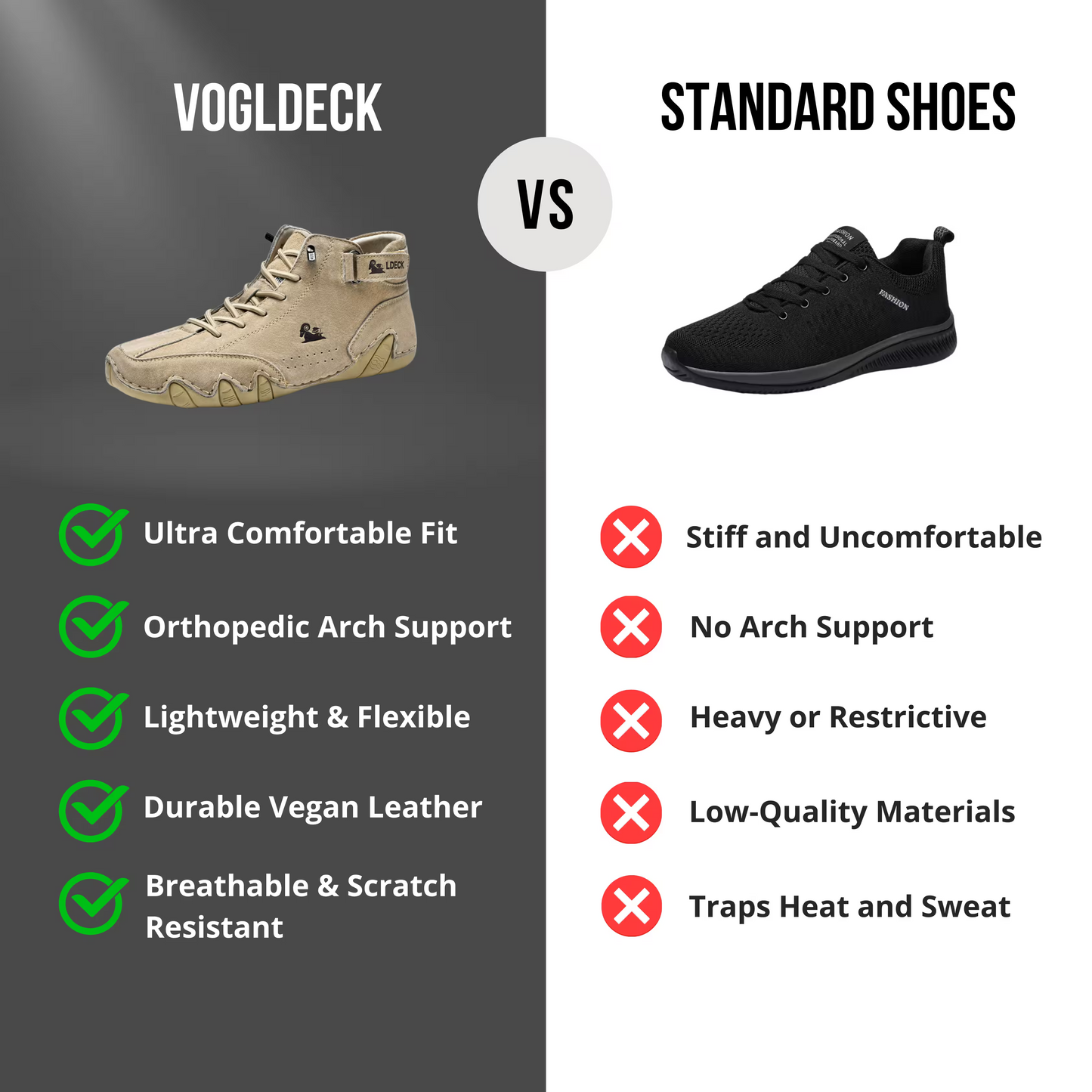 LDeck - Waterproof and breathable orthopedic shoes
