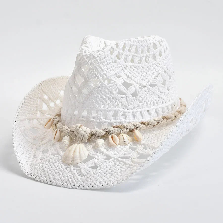 Coastal Seashell Straw Hat
