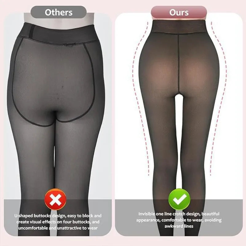 OUFALI Winter Sheer Pantyhose