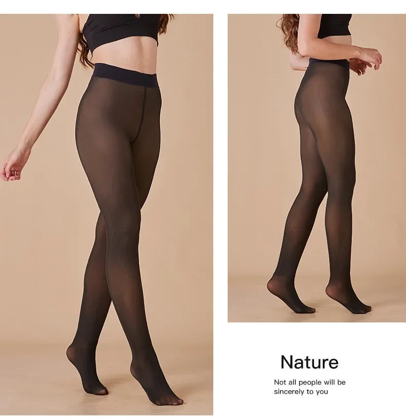 OUFALI Winter Sheer Pantyhose