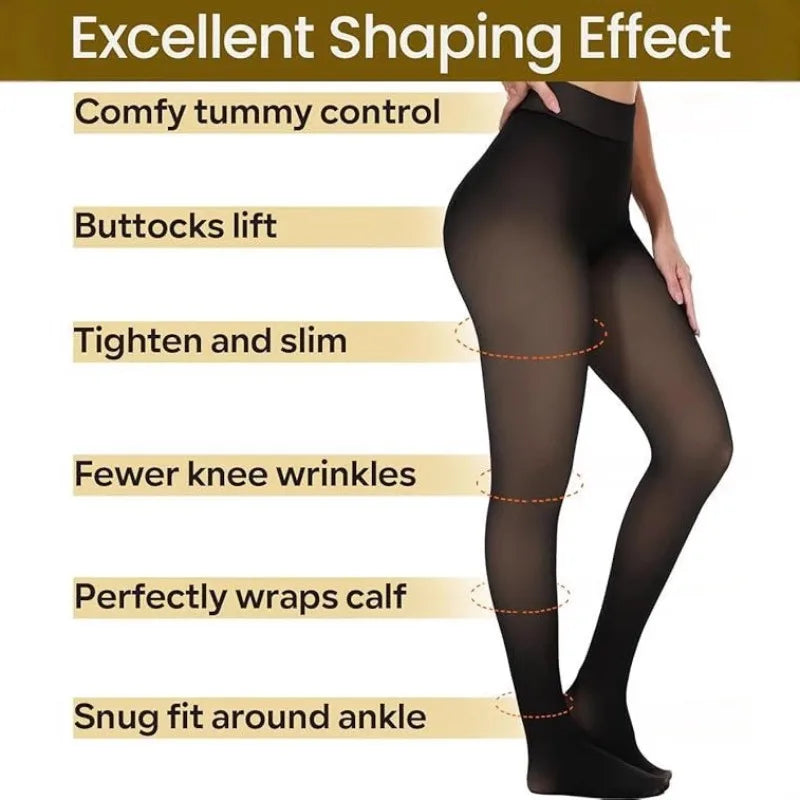OUFALI Winter Sheer Pantyhose