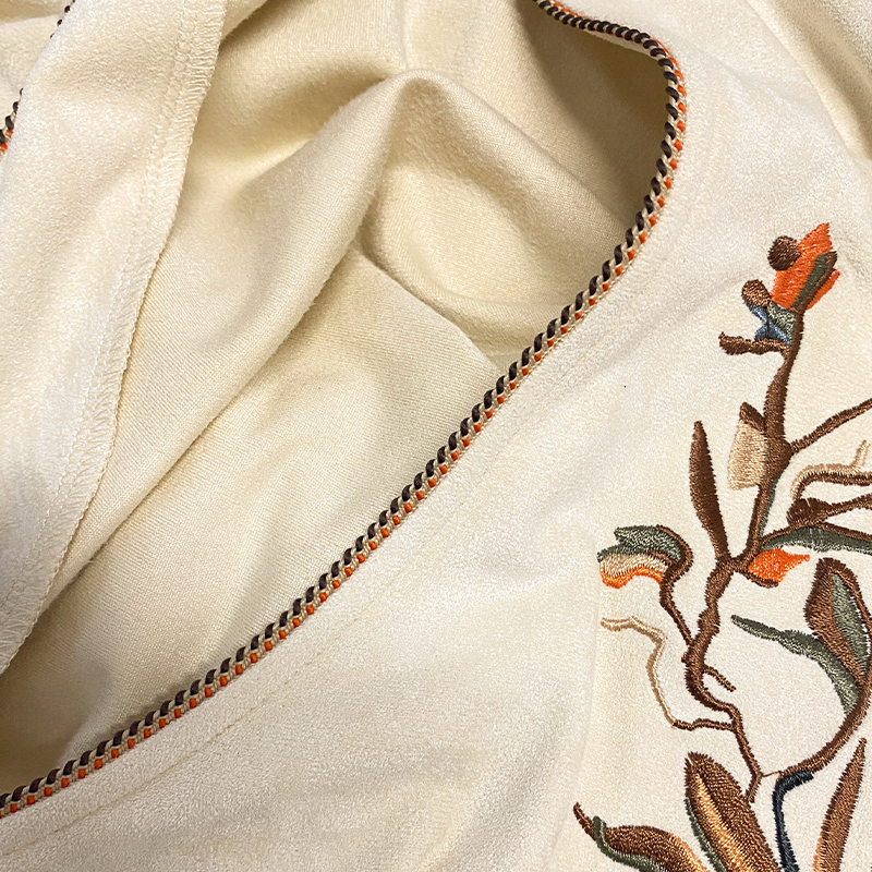 【24-hour shipping out】Men's Spring and Summer Classic Western Cowboy Style Thin Suede Embroidered Deep V-neck Tank Top 00494118K