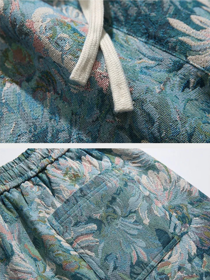 Valora Tapestry Floral Shorts