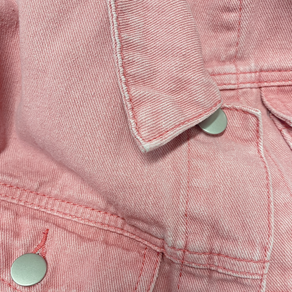 【24-hour shipping out】Men's Vintage Washed Lapel Multi Pocket Denim Jacket 20763802Y