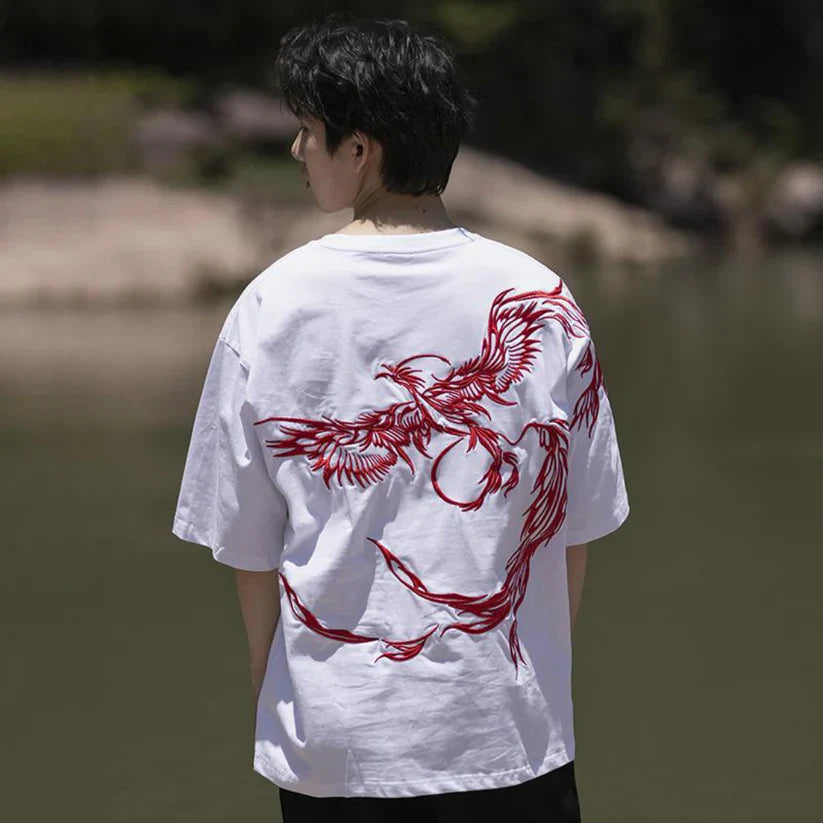 Phoenix Rise Embroidered Tee