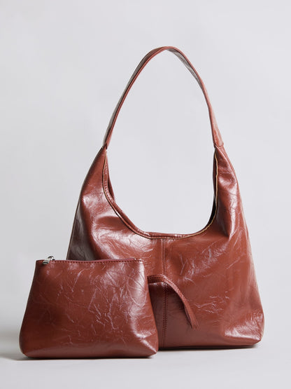Distressed Leather  Scarlett Tote – By Valora Designs