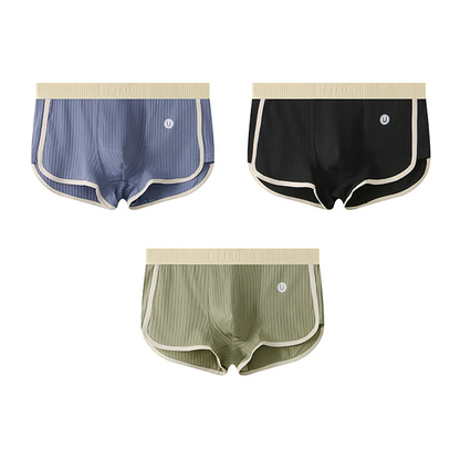 RibSoft Cotton Boxer Briefs (3-Pack)