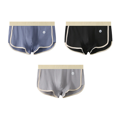 RibSoft Cotton Boxer Briefs (3-Pack)