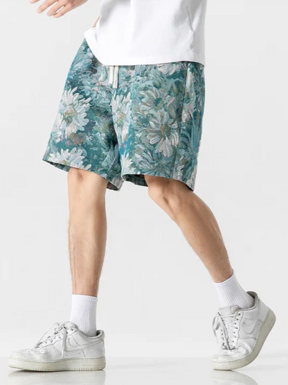 Valora Tapestry Floral Shorts