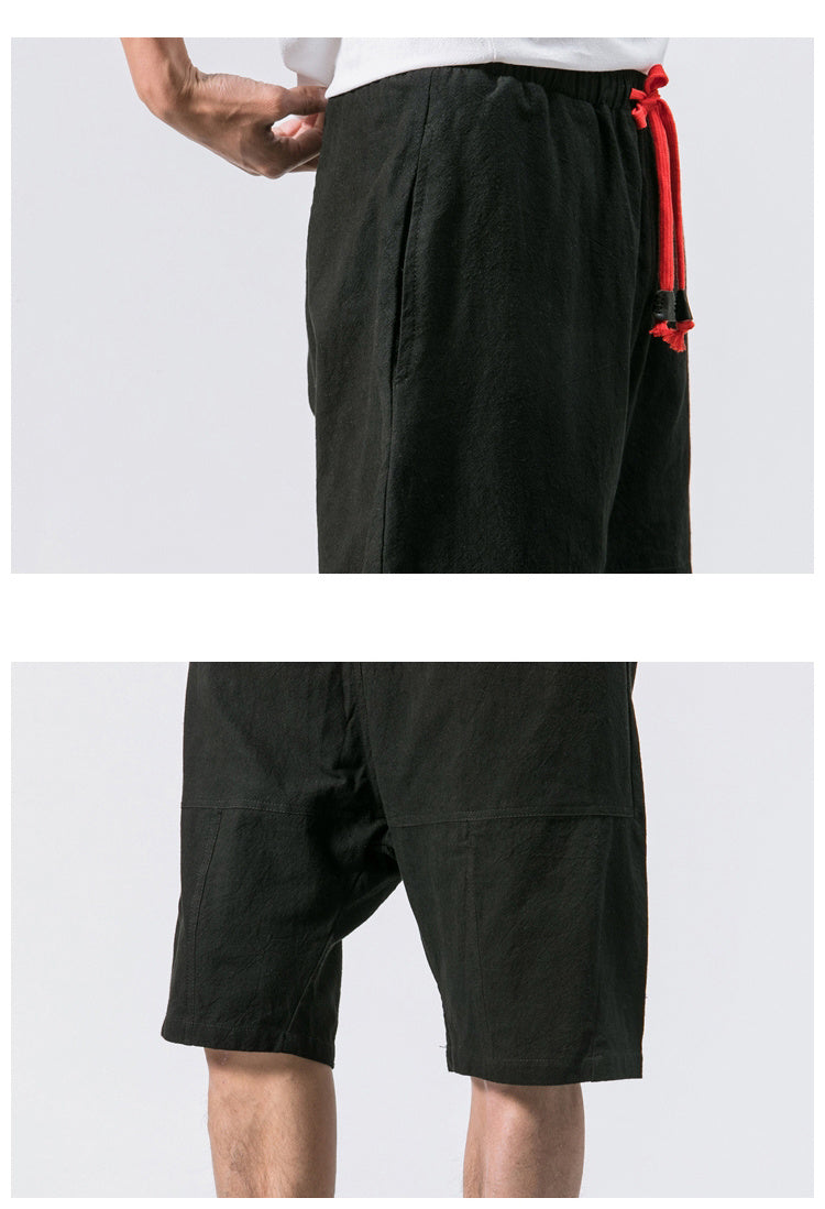 Kyoto Drift Linen Shorts