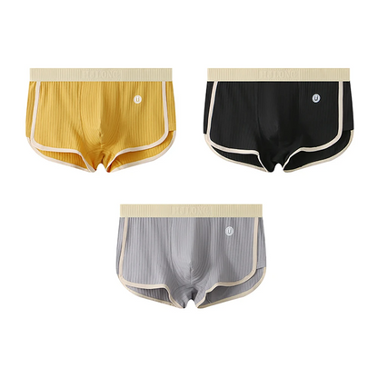 RibSoft Cotton Boxer Briefs (3-Pack)