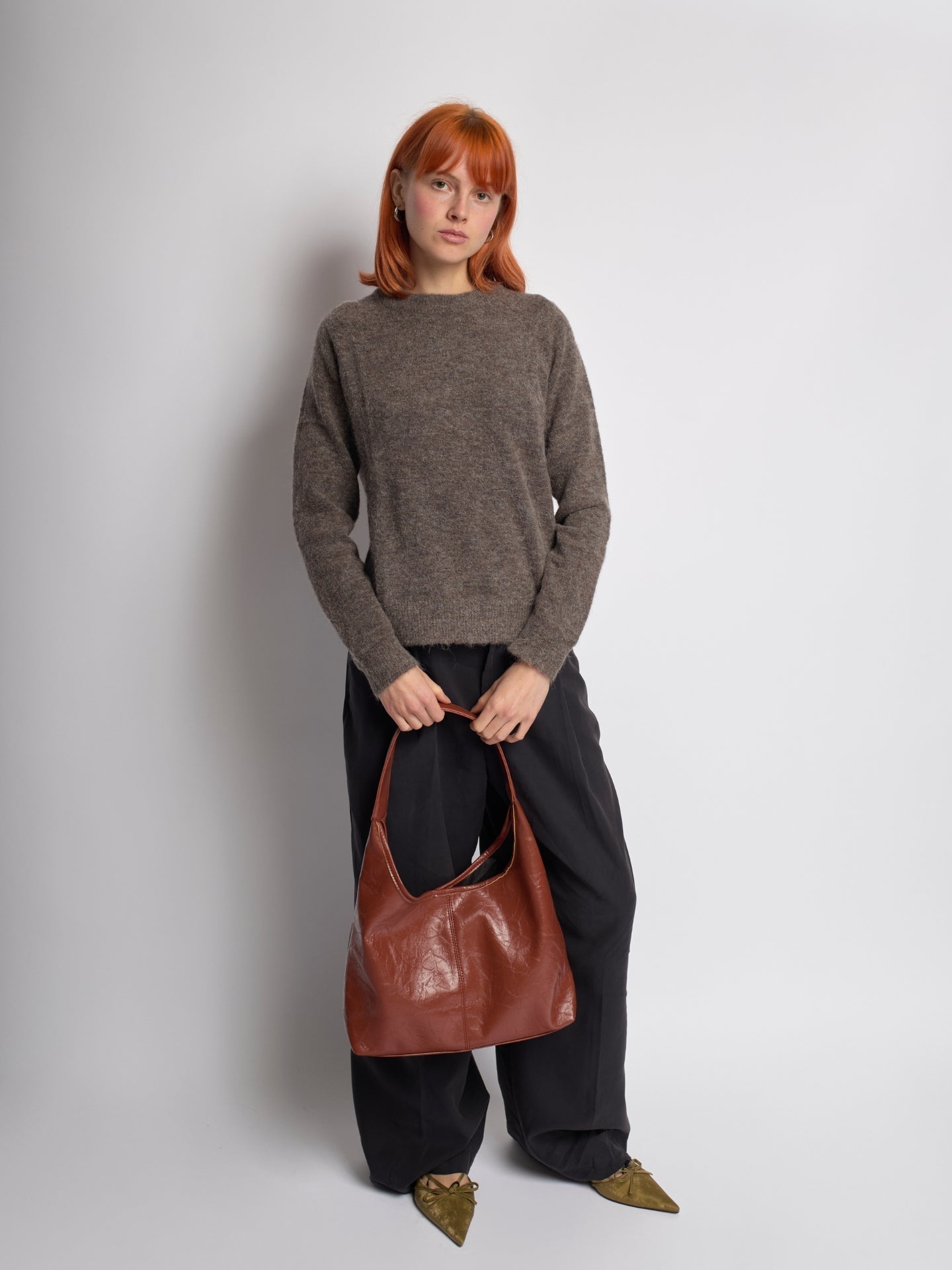 Distressed Leather  Scarlett Tote – By Valora Designs