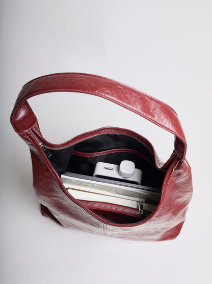Distressed Leather  Scarlett Tote – By Valora Designs
