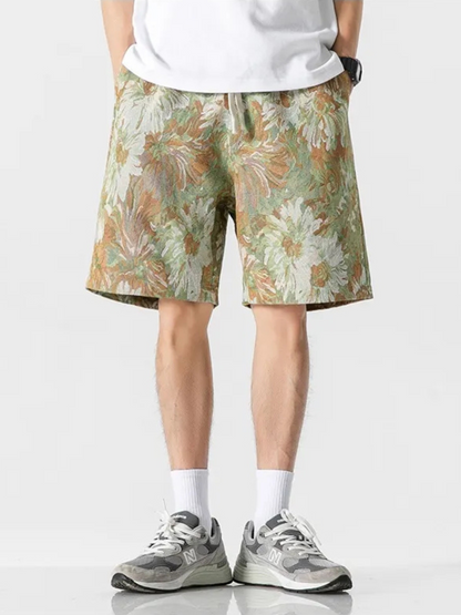 Valora Tapestry Floral Shorts