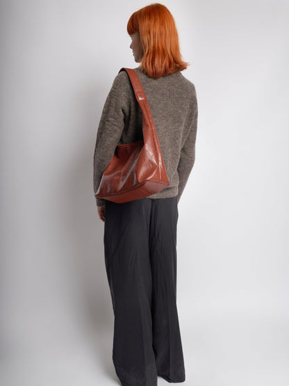 Distressed Leather  Scarlett Tote – By Valora Designs