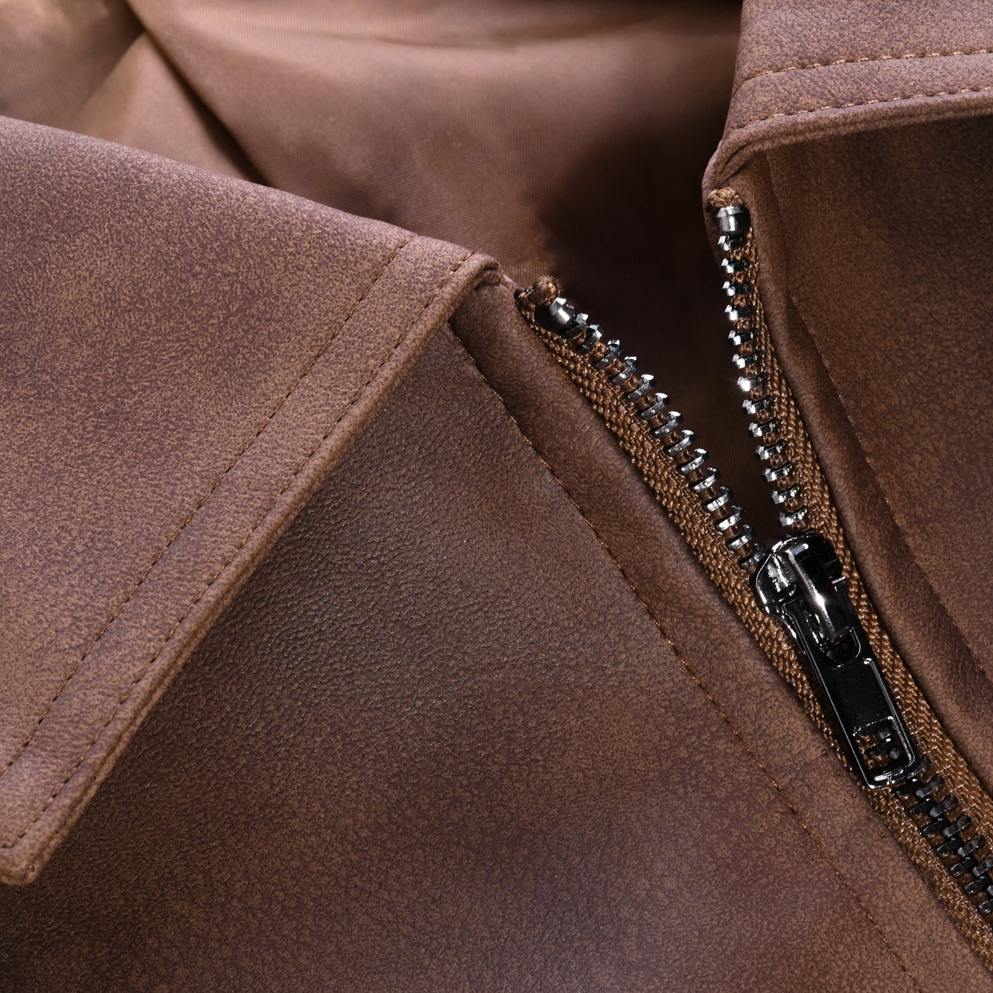 【24-hour shipping out】Mens Classic Fashion Zipper Leather Jacket 98679789U