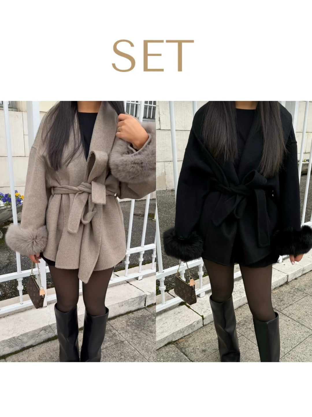 SET: BESTSELLER BLACK & WARM TAUPE