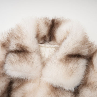 CHARM EXCLUSIVE FUR KNIT - WHITE