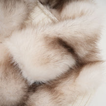 CHARM EXCLUSIVE FUR KNIT - WHITE