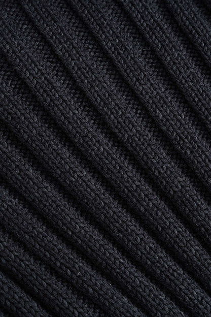 LAMOUR EXCLUSIVE FUR KNIT - BLACK
