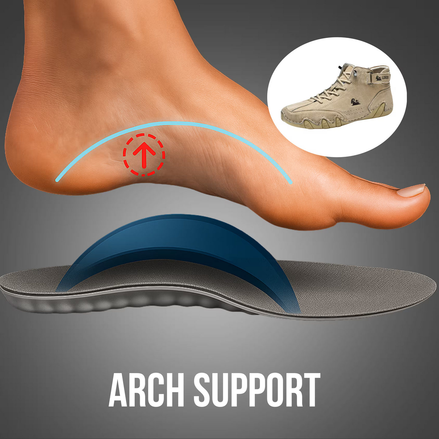 LDeck - Waterproof and breathable orthopedic shoes