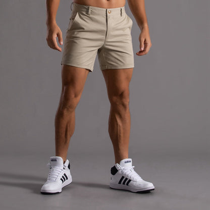 Men's Classic Casual Spring and Summer Cotton Blend Shorts 10937040K