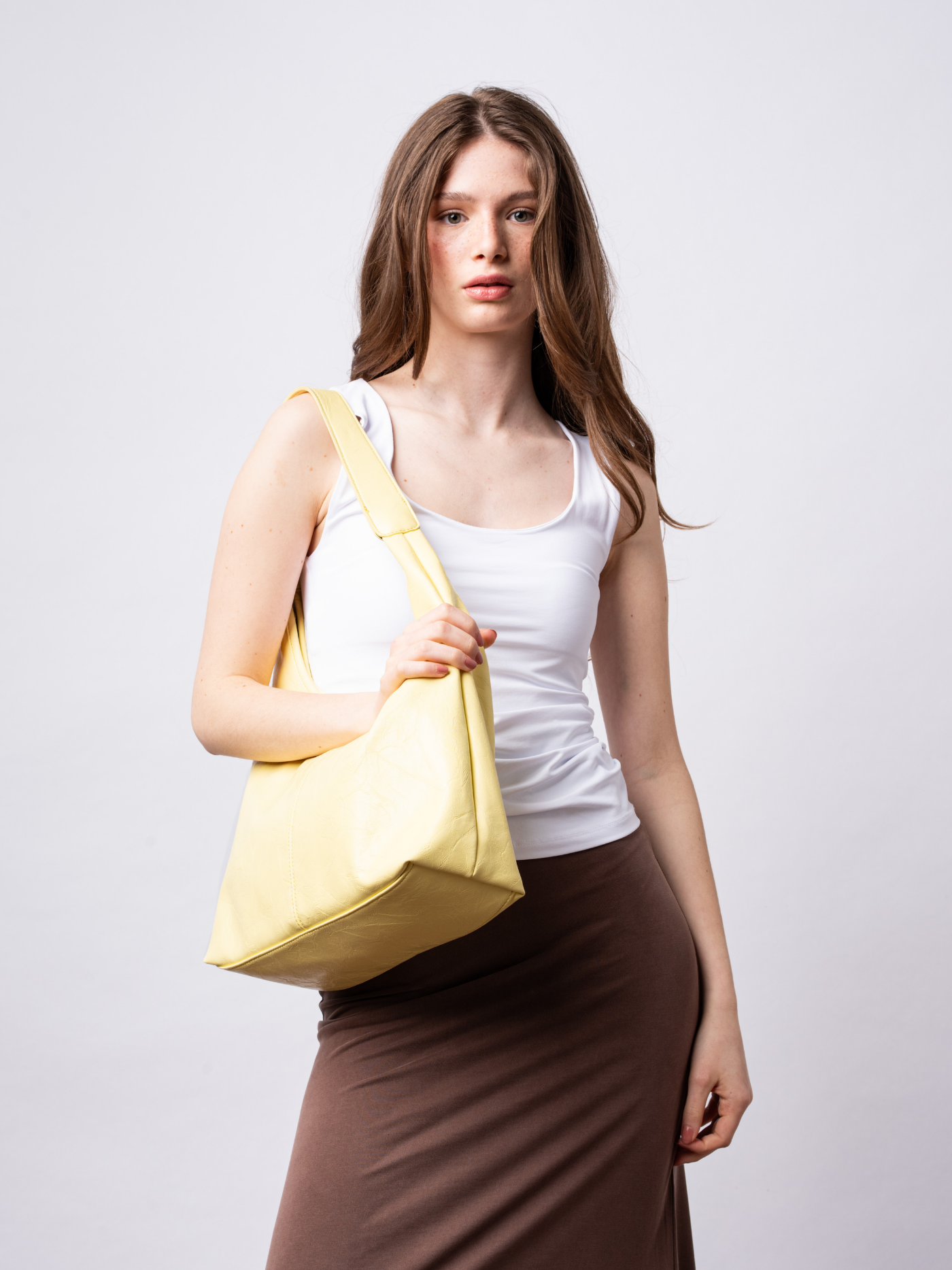 Distressed Leather  Scarlett Tote – By Valora Designs