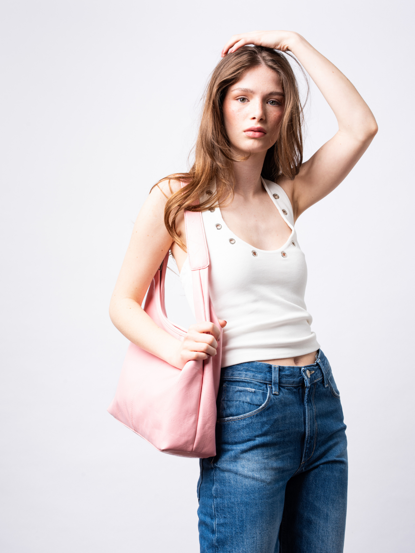 Distressed Leather  Scarlett Tote – By Valora Designs