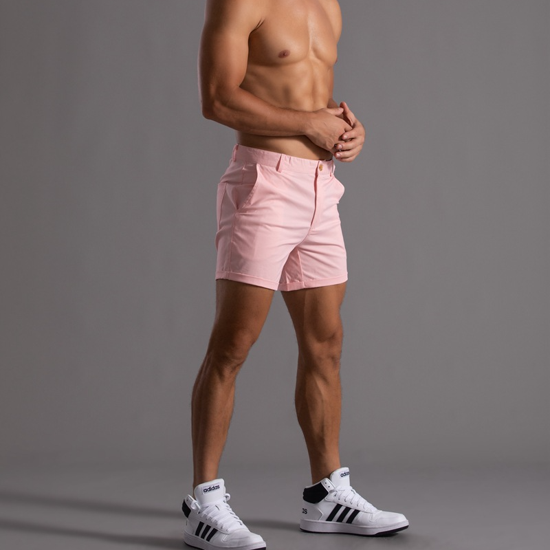 Men's Classic Casual Spring and Summer Cotton Blend Shorts 10937040K