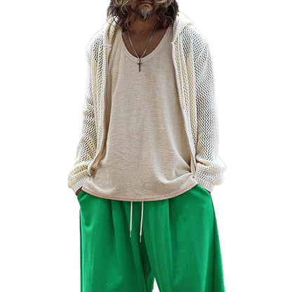 【CLEARANCE】Men's Casual Round Neck Solid Color Tank Top 15988785X